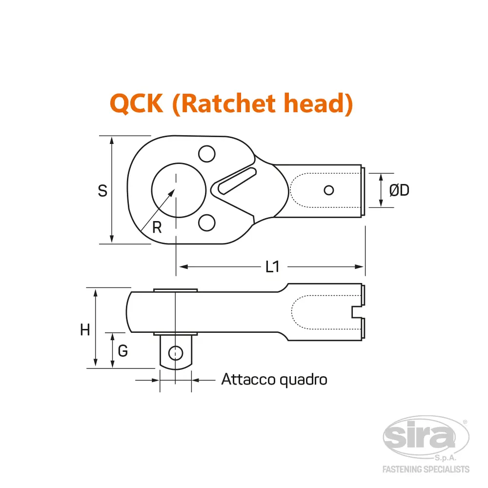 SIRA-SpA-chiavi-dinamometriche-testine-QCK Testine intercambiabili LCK/SPCK - immagine 1