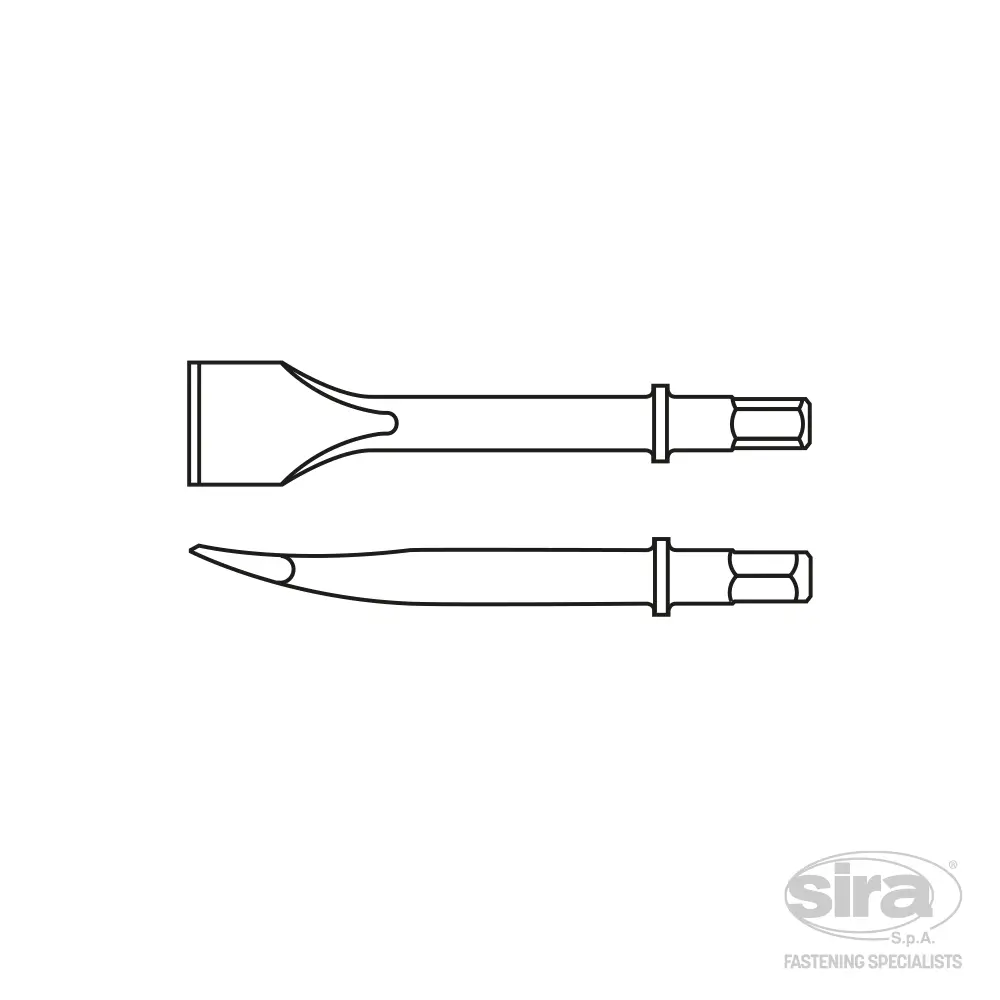SIRA-SpA-martelli-scalpellatori-scalpello-piatto-largo Scalpello piatto largo - immagine 1