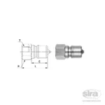 Innesto per passaggio gas inerti SP-V