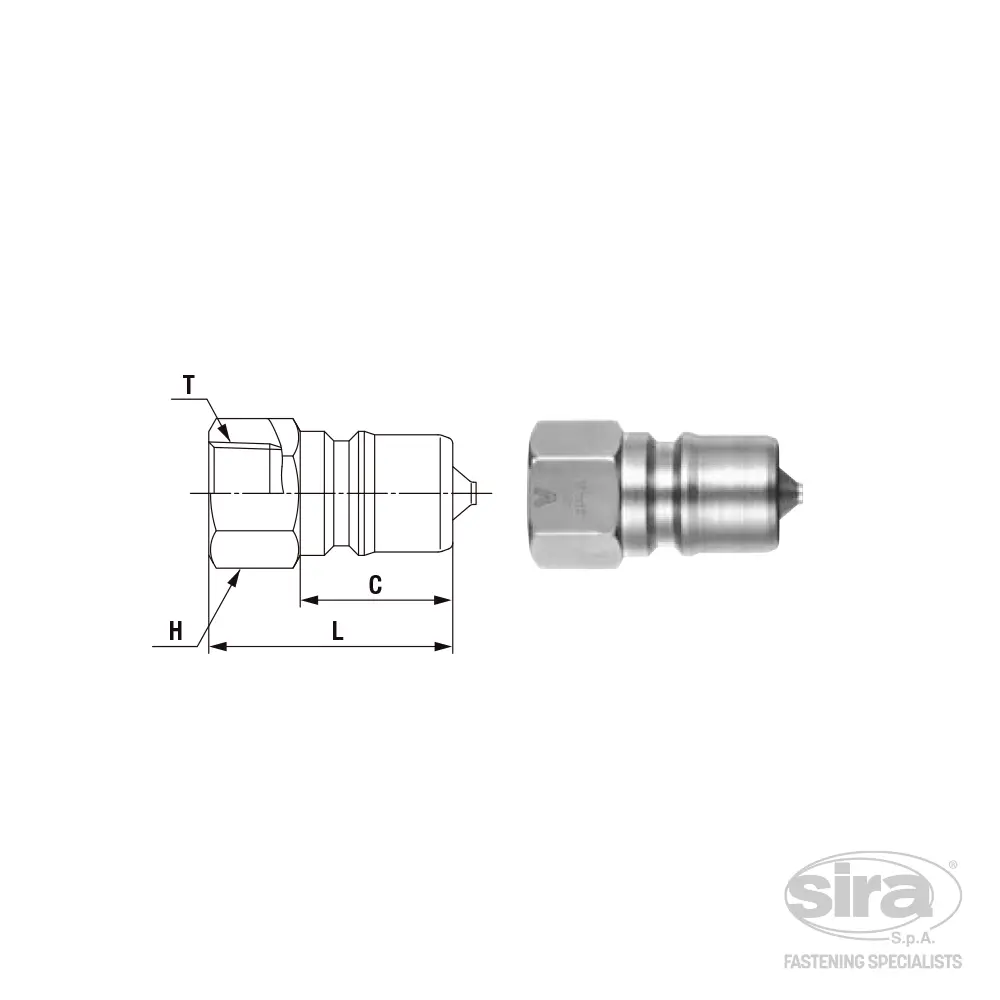 SIRA-SpA-raccordi-passaggio-gas-inerti-vuoto-serie-SP-V-innesto Innesto per passaggio gas inerti SP-V - immagine 1
