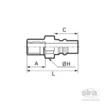 Innesto in resina "One touch" PLA PM - immagine 2