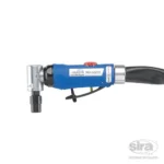 Smerigliatrice ad angolo con pinza