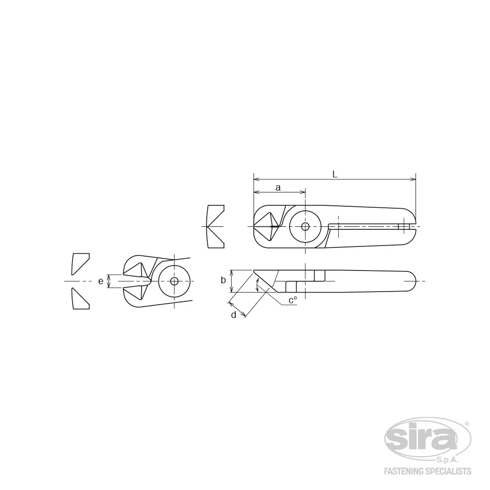 SIRA-SpA-tronchese-manuale-lama-tipo-AG Lame per tronchesi manuali GT - immagine 1