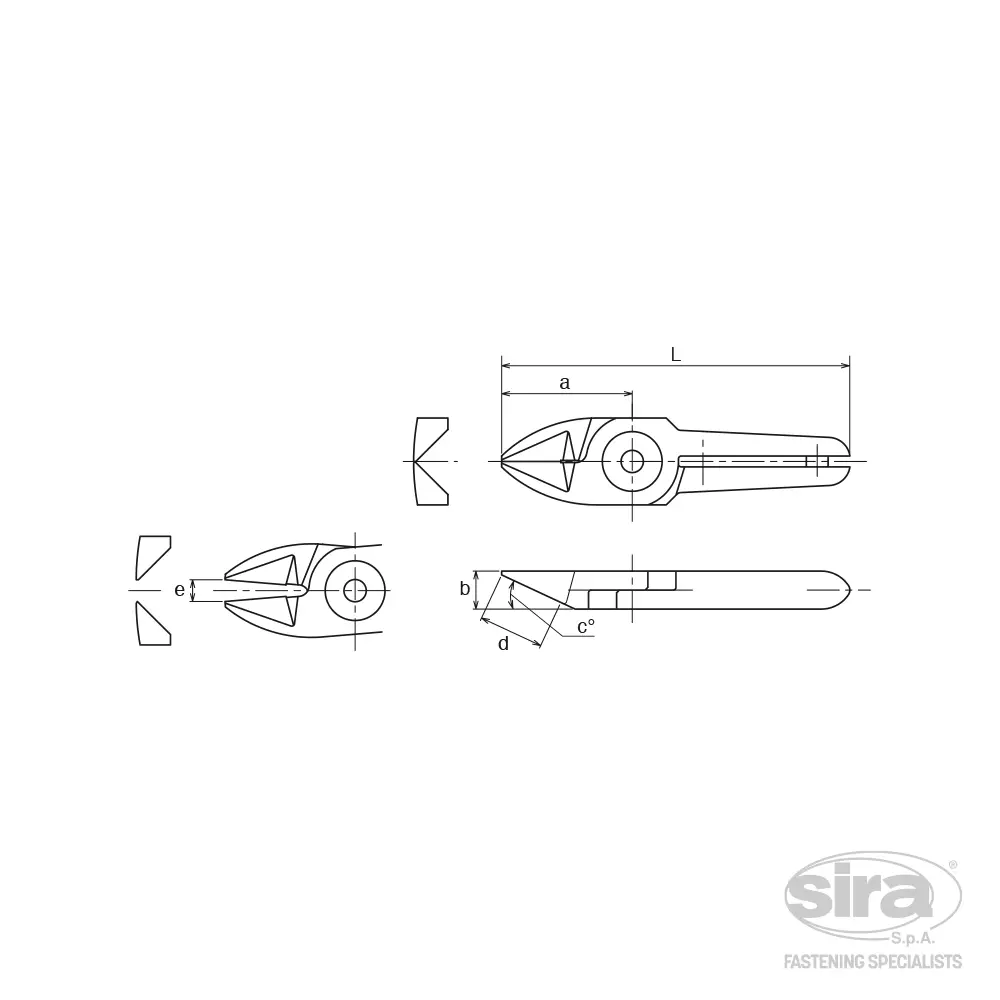 SIRA-SpA-tronchese-manuale-lama-tipo-AS Lame per tronchesi manuali GT - immagine 1