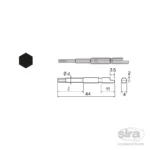 Bit attacco mezzaluna D71