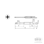 Bit attacco mezzaluna D71