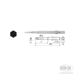 Bit attacco baionetta D73